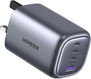 UGREEN USB C Charger 100W Fast Charger Plug Nexode 4-Port GaN Laptop Charger Compatible with MacBook Pro M3/Air