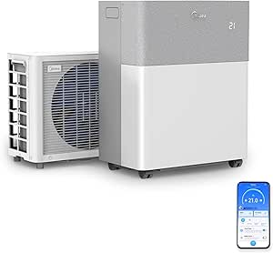 Midea Portasplit Klimaanlage, Mobile Wärmepumpe