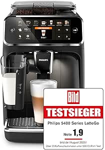 Philips Series 5400 Kaffeevollautomat – LatteGo Milchsystem