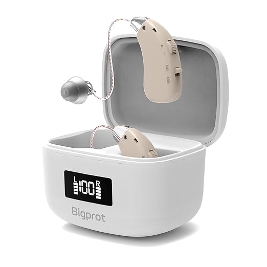 Hearing Aids Rechargeable for Seniors, Lightweight Hearing Amplifiers