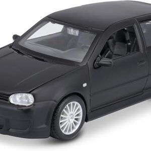 Maisto VW Golf R32: Modelo de Coche a Escala 1:24, Puertas móviles, 20 cm, Negro Mate (531290M)