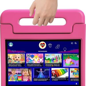 Tablet for Kids, 10 Inch Kids Tablet Android, 64GB, Octa-Core, WiFi, Big Battery, Children Content, Parental Control 1280 * 800 HD Display Pink