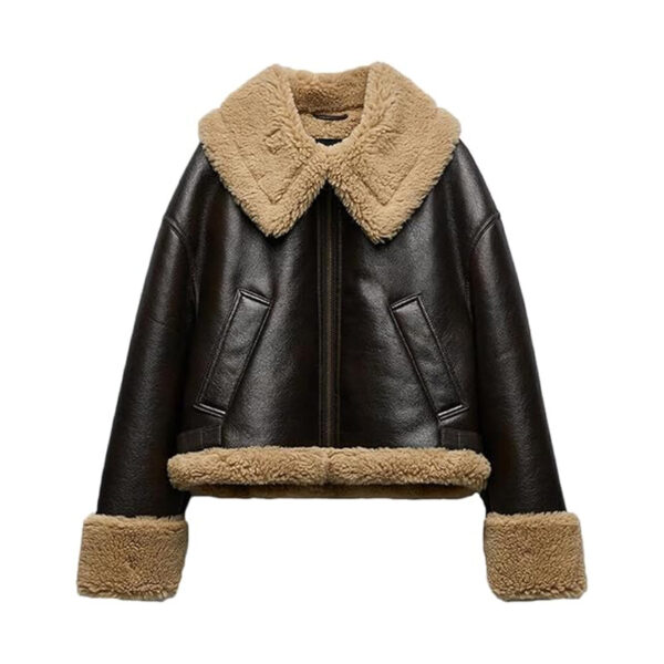 Luxury Shearling-Lined Leather Jacket