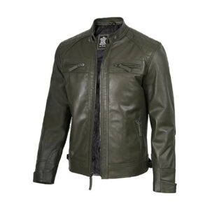 Royal Blue Premium Leather Blazer
