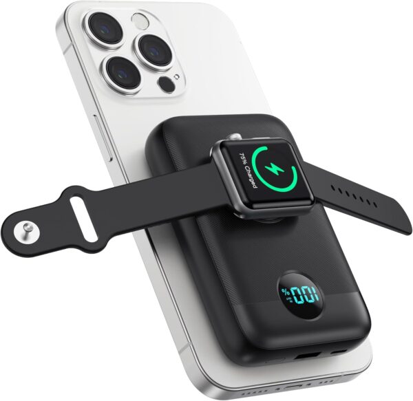 4-in-1 Wireless Magnetic Power Bank 10800mAh