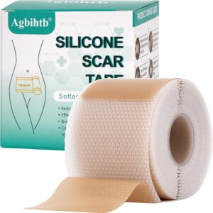 Agbihtb Silicone Scar Tape for Surgical Scars, Medical Grade Silicone Scar Sheets -