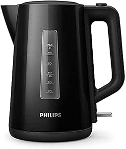 Philips Series 3000 Bouilloire, 1,7 l Couvercle à ressort, Élément chauffant plat