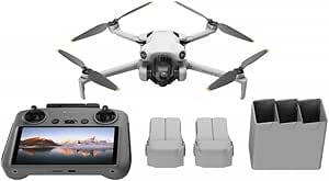 DJI Mini 4 Pro Fly More Combo Plus with DJI RC 2, Drones with Camera for Adults 4K