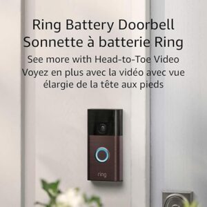 Ring Battery Doorbell Satin Nickel + Ring Pan-Tilt Indoor Cam