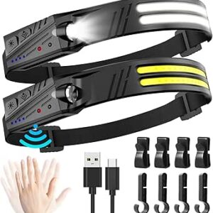 Headlamp Flashlight,2 Pack Super Bright 2000 Lumen Head Lamp