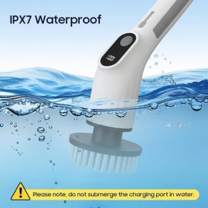 Depcler Electric Spin Scrubber with 4000mAh Battery