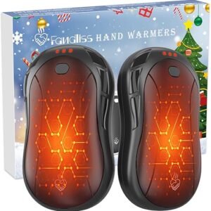 2 Pack Hand Warmer Rechargeable 6000mAh