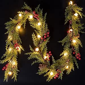 Quntis 2 Pack Christmas Garlands