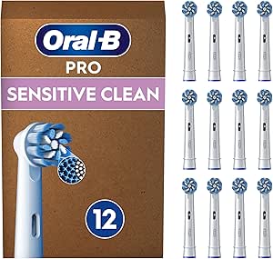 Oral-B Replacement Toothbrush Heads for Oral B Pro Sensitive Clean Electric Toothbrush