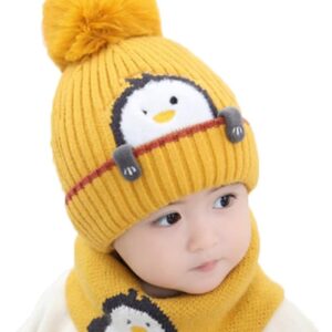Rayson Toddler Kids Winter Beanie Hat Scarf Set