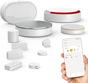 Somfy 1875255 - Home Alarm Advanced Plus, Alarme Maison connectée avec détection Avant Intrusion, Compatible avec Alexa