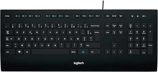 Logitech K280e Pro Clavier Filaire Business pour Windows/Linux/Chrome