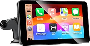 7 Inch Wireless Carplay Touchscreen for Apple Car Play and Android Auto