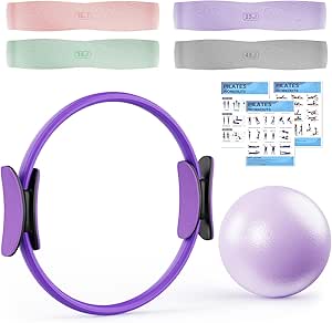 XTTANK Umfassendes Pilates Set mit Pilates Ring