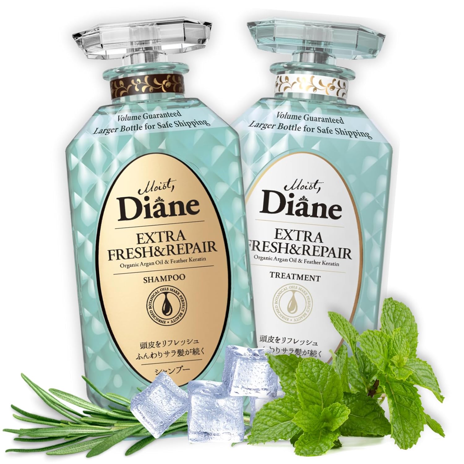 Moist Diane Anti Dandruff Shampoo and Conditioner Set for Women & Men