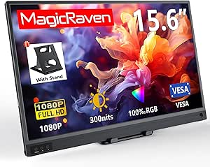 Portable Monitor, 15.6" 1080P Laptop Screen Extender