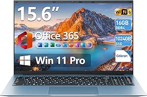 SGIN 15.6 Inch Laptops Computer with Office 365