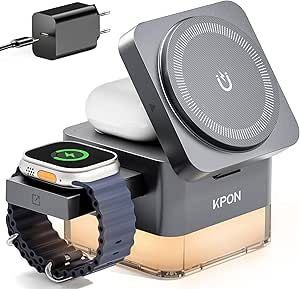 KPON Ladestation Apple Watch und Iphone für Magsafe