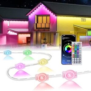 Nexillumi 150FT Permanent Outdoor Lights for House