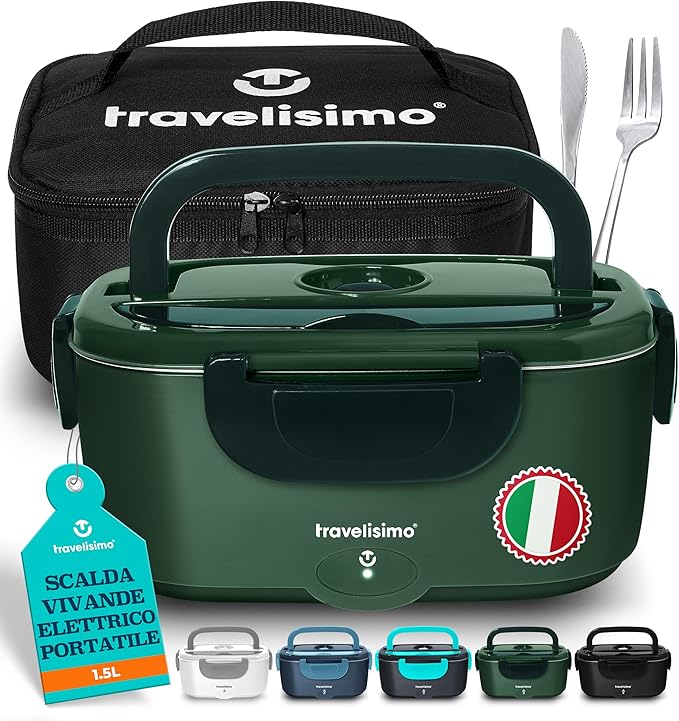 TRAVELISIMO Scaldavivande Elettrico Portatile 80W 1