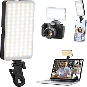 Portable Selfie Light for iPhone: 90 LED Rechargeable Phone Fill Lights