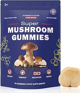 Super Mushroom Gummies with Lion's Mane Supplement