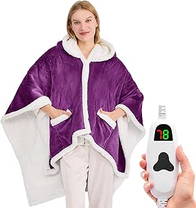 greenoak Wearable Heated Throw Blanket Electric Shawl