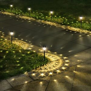 Super Bright Solar Lights Outdoor Waterproof 10 Pack