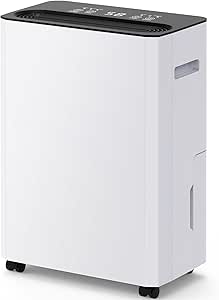 12L/Day Dehumidifiers for Home, Dehumidifier for Drying Clothes Against Damp/Condensation