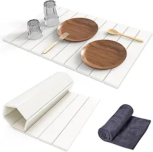 Stone Dish Drying Mat for Kitchen Counter