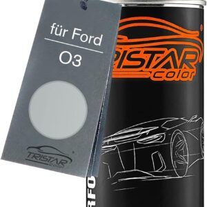 TRISTARcolor Car Paint Spray Can for Ford O3 Moondust Silver Metallic Base Coat Spray Can 400 ml