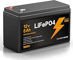 12V 8Ah LiFePO4 Batterie