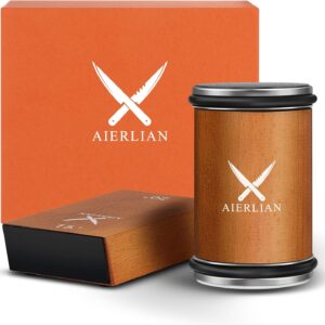 AIERLIAN Knife Sharpener Tool, Rolling Knife Sharpener Kit