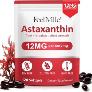 Astaxanthin 12mg, 120 Softgels