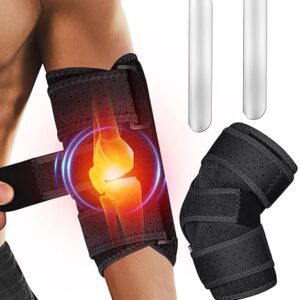 Oyakin Elbow Brace for Tendonitis, Adjustable Night Elbow Support for Sleeping