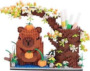 Capybara Building Block Pen Holder