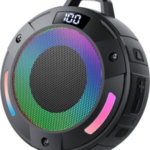 Portable Mini Bluetooth Speaker, Music Box Bluetooth with Light