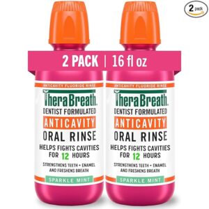 TheraBreath Anticavity Fluoride Oral Rinse Mouthwash