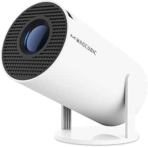 2025 Aggiornato Magcubic HY300pro+ Mini Proiettore, Proiettore 4K Portatile con WiFi 6 e Bluetooth 5.4, Ruotabile 180°