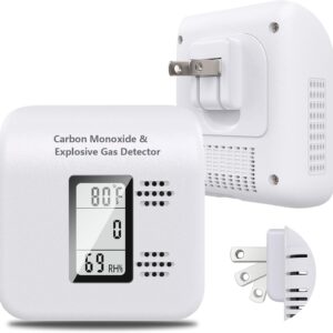 4-in-1 Upgraded Natural Gas Leak Detector and Carbon Monoxide Detectors