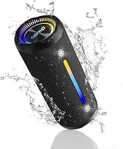 OHAYO Bluetooth Speaker With LED Light, Portable Wireless Speakers