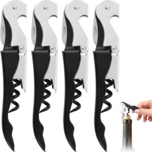 4 Pezzi Cavatappi Professionali, Cavatappi Vino