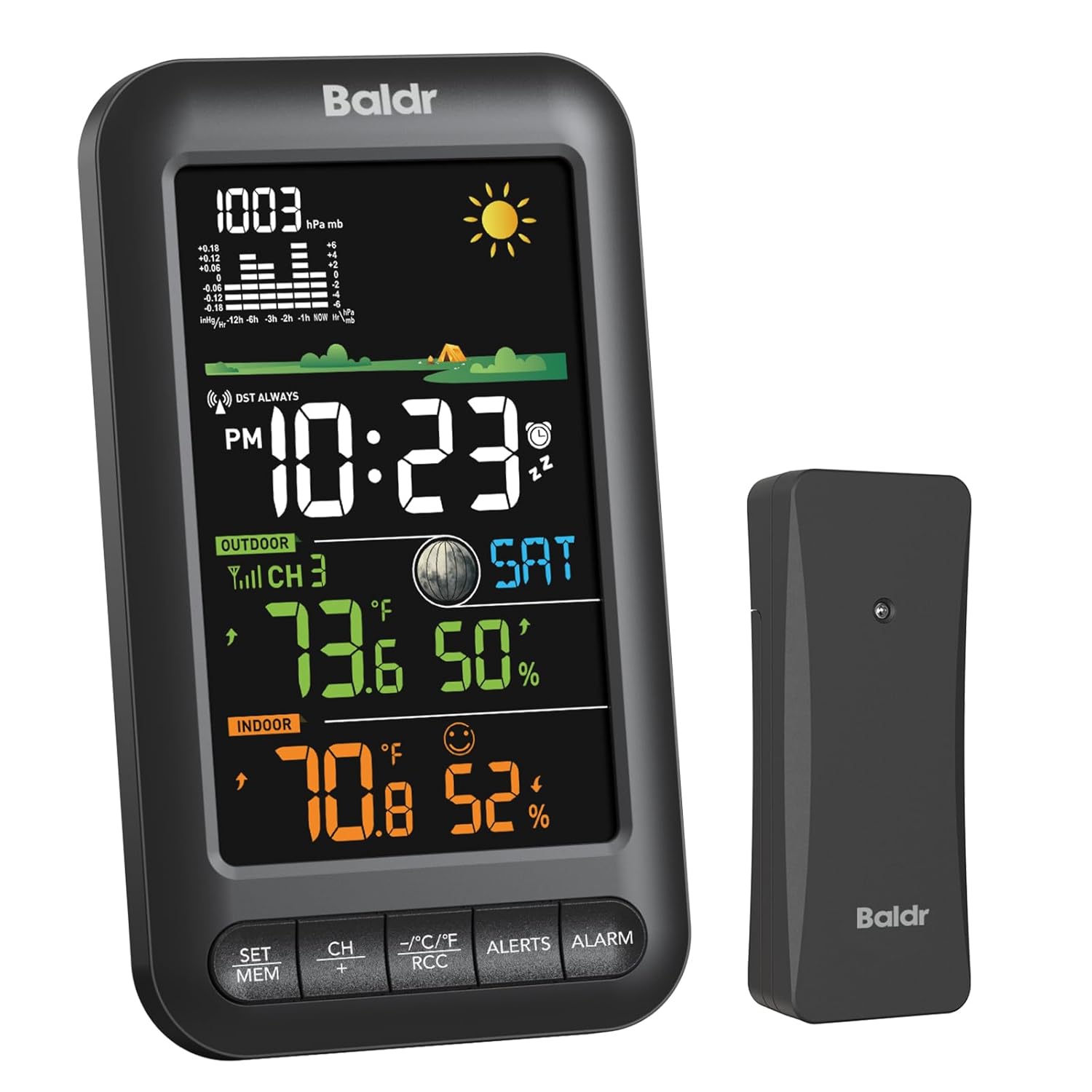 BALDR Digital Color Weather Station