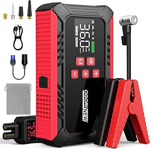 Car Jump Starter Power Bank 7000 A with Compressor 150 PSI
