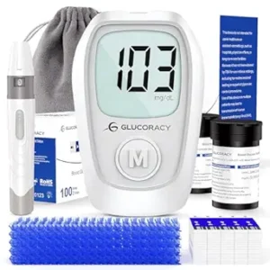Glucoracy G-425 Glucose Monitor Kit, Blood Sugar Monitor with Glucose Meter